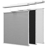 【Facilité d'installation】: les stores accordéon haut vers le bas et vers le haut sont simples à installer, que ce soit à l'intérieur ou à l'extérieur du cadre de la fenêtre. Les stores accordéon haut vers le bas comprennent tout le matériel nécessaire et nécessitent un minimum d'effort pour l'installation. Les stores cellulaires sans fil sont adaptés à diverses pièces, y compris les salons, les chambres, le bureau, etc. Ils offrent un look élégant et moderne qui complète tout décor d'intérieur. Une option polyvalente et facile à utiliser pour chaque pièce de votre maison.