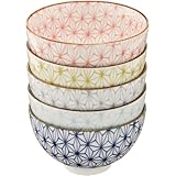 エールネット(Ale-net) ご飯茶碗 飯碗 5個セット 直径11.3cm×高さ6.6cm 麻の葉 ご飯茶碗 5客セット 磁器 美濃焼 日本製