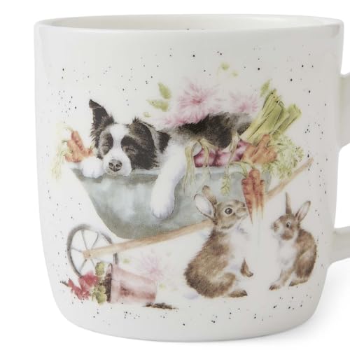 Royal Worcester x Wrendale Designs Coffee Mug, Fine Bone China White Mug with Handle, Dishwasher & Microwave Safe - Image 2