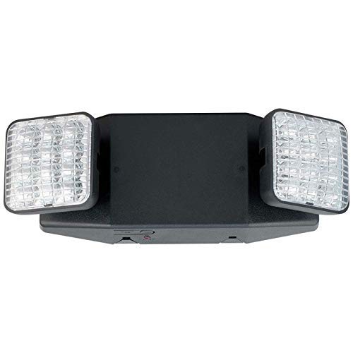 Ciata Lighting Emergency Lights | Ultra-Bright White LED Light With Back-up Battery, Adjustable Lamps & 90-minute Minimum Capacity | Made from Engineering-Grade & Injection-Molded Thermoplasti (Black)