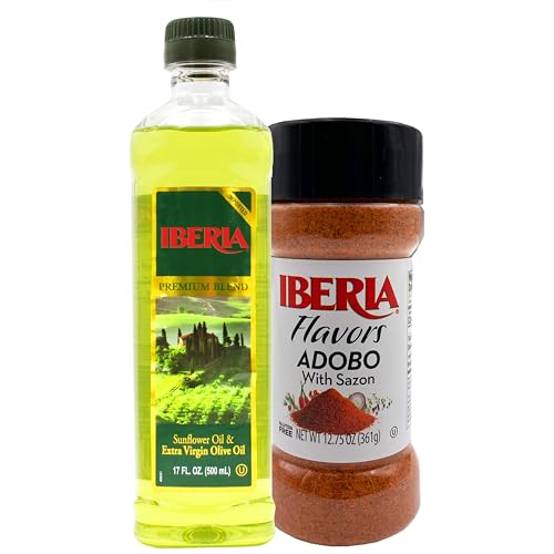 Iberia Aceite Extra Virgen y de Girasol 503 ml + Adobo 362 g miniatura 1