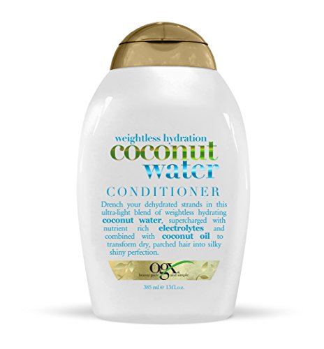 OGX Weightless Hydration + Coconut Water Conditioner, 13 Ounce (Pack of 6)