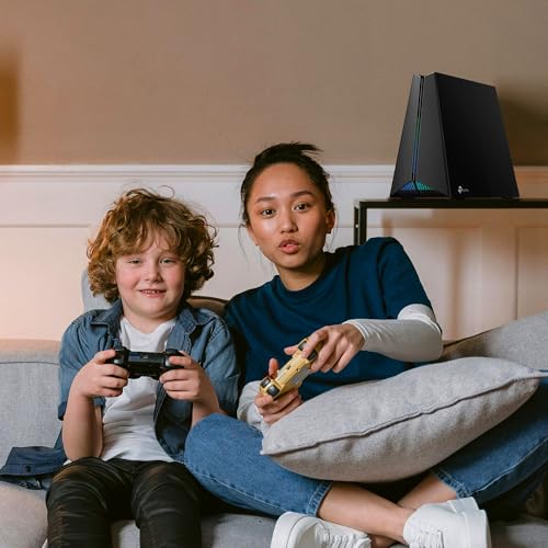 Archer GXE75 Router Wi-Fi 6E Tri-Band AXE5400Mbps, 4 Porte 1G+Porta 2.5G, Canali 320MHz, 4K-QAM, Beamforming, 4 Antenne Interne, Home Shield, Compatible con EasyMesh, Alexa,non supporta xDSL - Router - Immagine 9