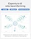 QLOCOM 2025 Neuestes WLAN Verstärker Repeater 1200Mbit/s, Dualband 5GHz & 2.4GHz WiFi Repeater Unterstützung WPS, WiFi Booster Kompatibel Allen WLAN Geräten