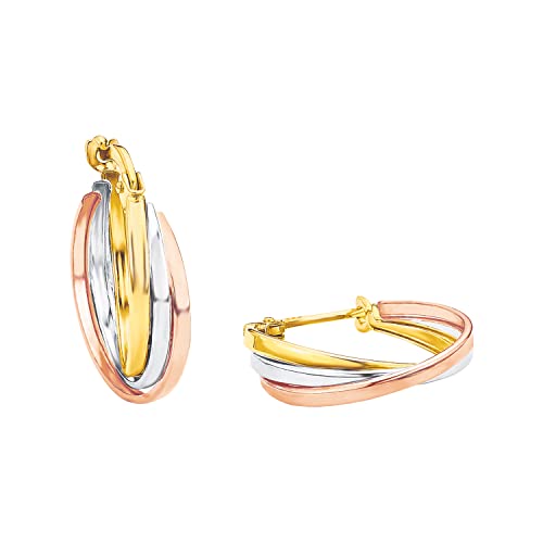 Boucles d'oreilles créoles pour femmes parfaites du bureau aux soirées chic