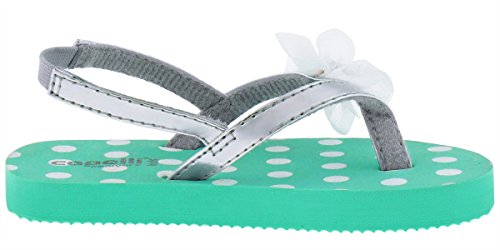 Capelli New York Polka Dot Print Girls Flip Flops3