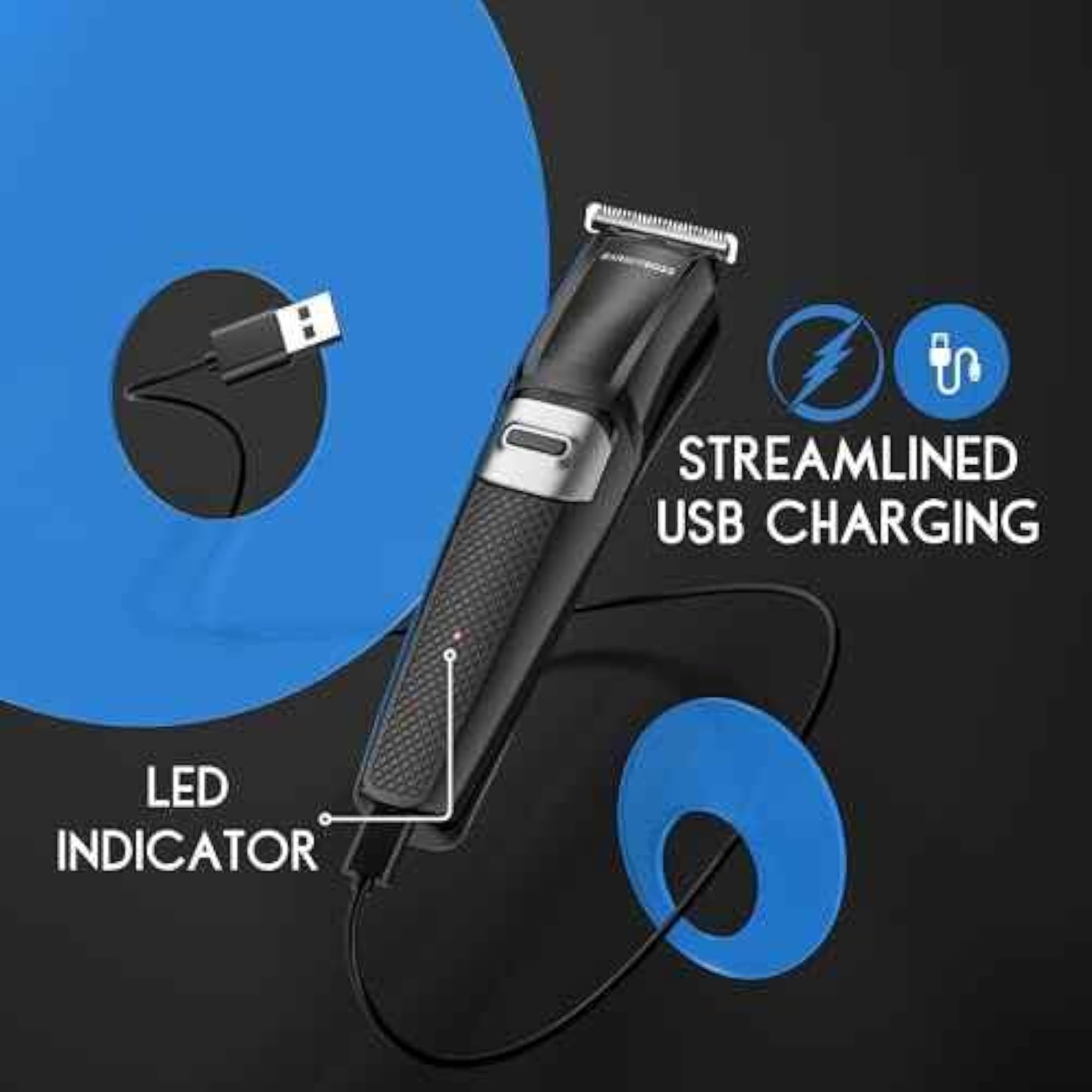 Men's 3-in-1 Grooming Kit, Hair Clippers & Trimmer