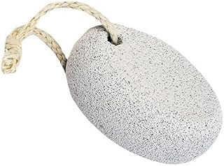 Piedra pómez ovalada, color blanco