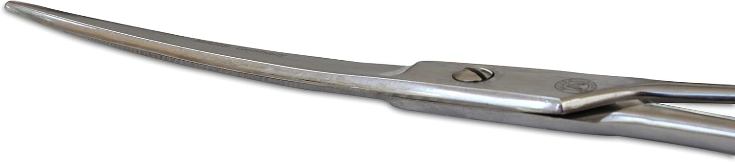 Mars Professionale in Acciaio Inox Lame Curve Forbici, Lucido, Lama Arrotondata Punti per la Sicurezza, Lunghezza 17,8 cm