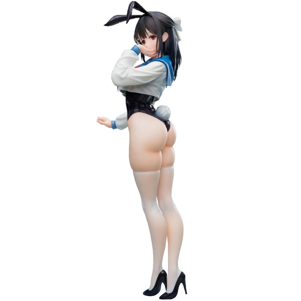 Tongyundacheng Bunny Girl Figure Anime JK Girl Standing Action Figure Anime Illustration Statue Ornament Desktop Handmade Decoration, 23cm — image 1