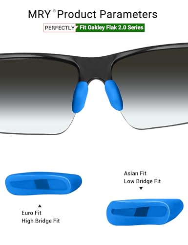 Image of Mryok Replacement Nose Piece Nose Pads for Oakley Half Jacket /Flak 2.0 /Half Jacket 2.0 /Flack Jacket Sunglass - Options