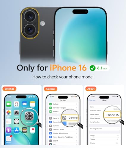 Image of FNTCASE for iPhone 16 Case [Compatible with Magsafe] Translucent Matte Cases with [Screen Protector] Military Grade Shockproof Protective Phone Cover - Blue