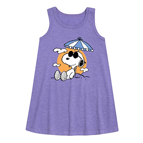 HYBRID APPAREL - Peanuts - Snoopy Beach Day - Toddler and Youth Girls A-line Dress
