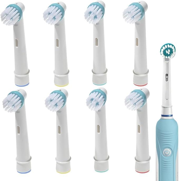 HAMKU 8 Recambios Cepillos,Compatibles Con Los Cepillo Electrico,Para Una Limpieza Precisa Alrededor De Los Aparatos De Ortodoncia