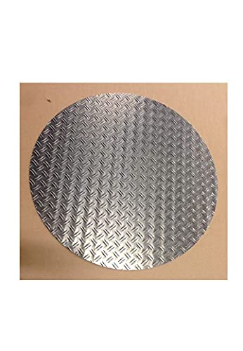 Schachtabdeckung rund Alu-Riffelblech 1 5/2 2 5/4 3 5/5 5/6 bisØ950mm Tränenblech 2 5/4-Ø800mm