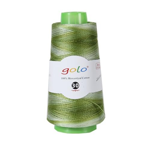 Image of golo Crochet Thread Size 30 Cone Yarn 1.76oz 545yd,Yarn for Hand Kniting,Tatting,Crocheting D70