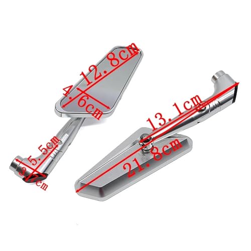 Espejos laterales para motocicletas de aluminio CNC retrovisores estables modelo F 5