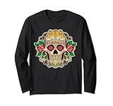 Photo Gallery floral skull flower skeleton cinco de mayo mexican culture maglia a manica Photo Gallery floral skull flower skeleton cinco de mayo mexican culture maglia a manica