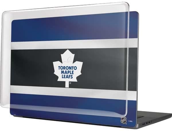 Skinit Case + Skin Compatible with MacBook Pro 16in (2021) - Officially Licensed NHL Toronto Maple Leafs Jersey Design