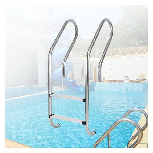 Escalera para piscina de 2 o 3 escalones de acero inoxidable miniatura 1