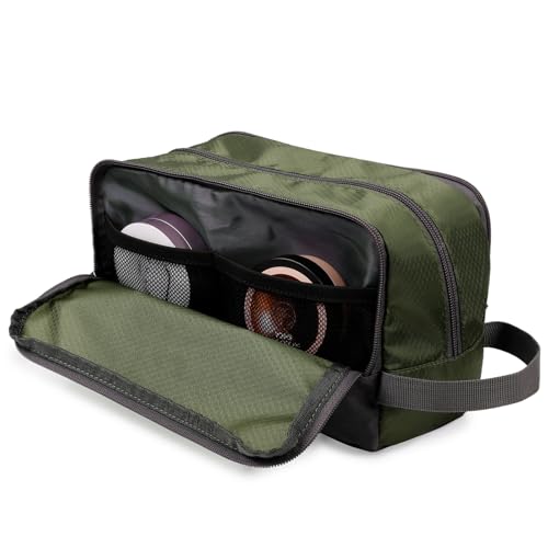Toiletry Bag for Men Hanging Dopp Kit Water Resistant Shaving Bag Small Toiletry Bag for Traveling (Army Green)3