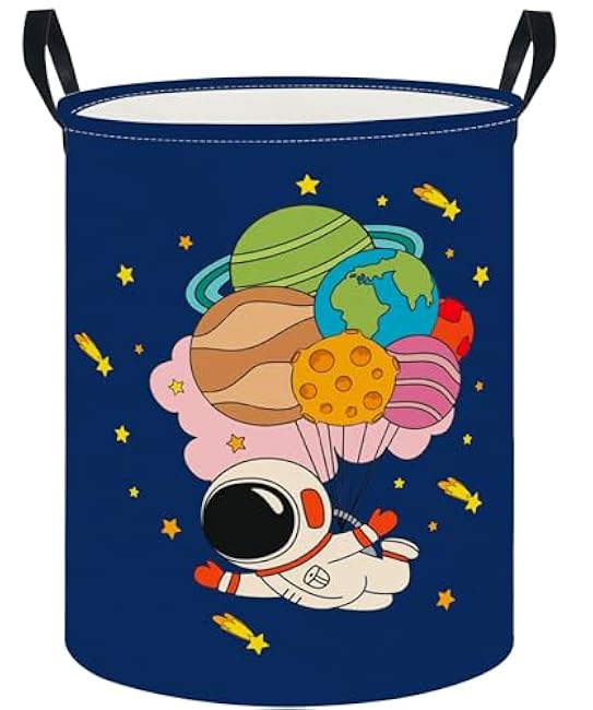 CLOCOR Collapsible Round Storage Bin/Large Storage Basket/Clothes Laundry Hamper/Toy Storage Bin (Love Elephant)