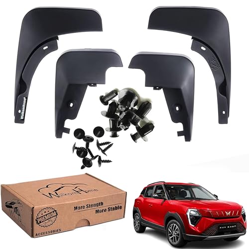 Image of WolkomHome Mud Flap Compatible with XUV 3XO EV - Durable Splash Guards for Car Exterior Protection