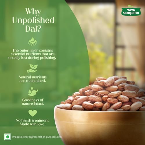 Image of Tata Sampann Unpolished Rajma, 500g (Pack of 3)