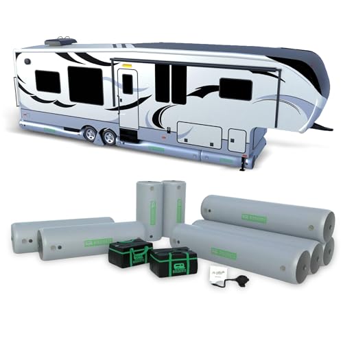 AirSkirts Inflatable RV Skirt – Fast-Install RV Skirting, Large High C