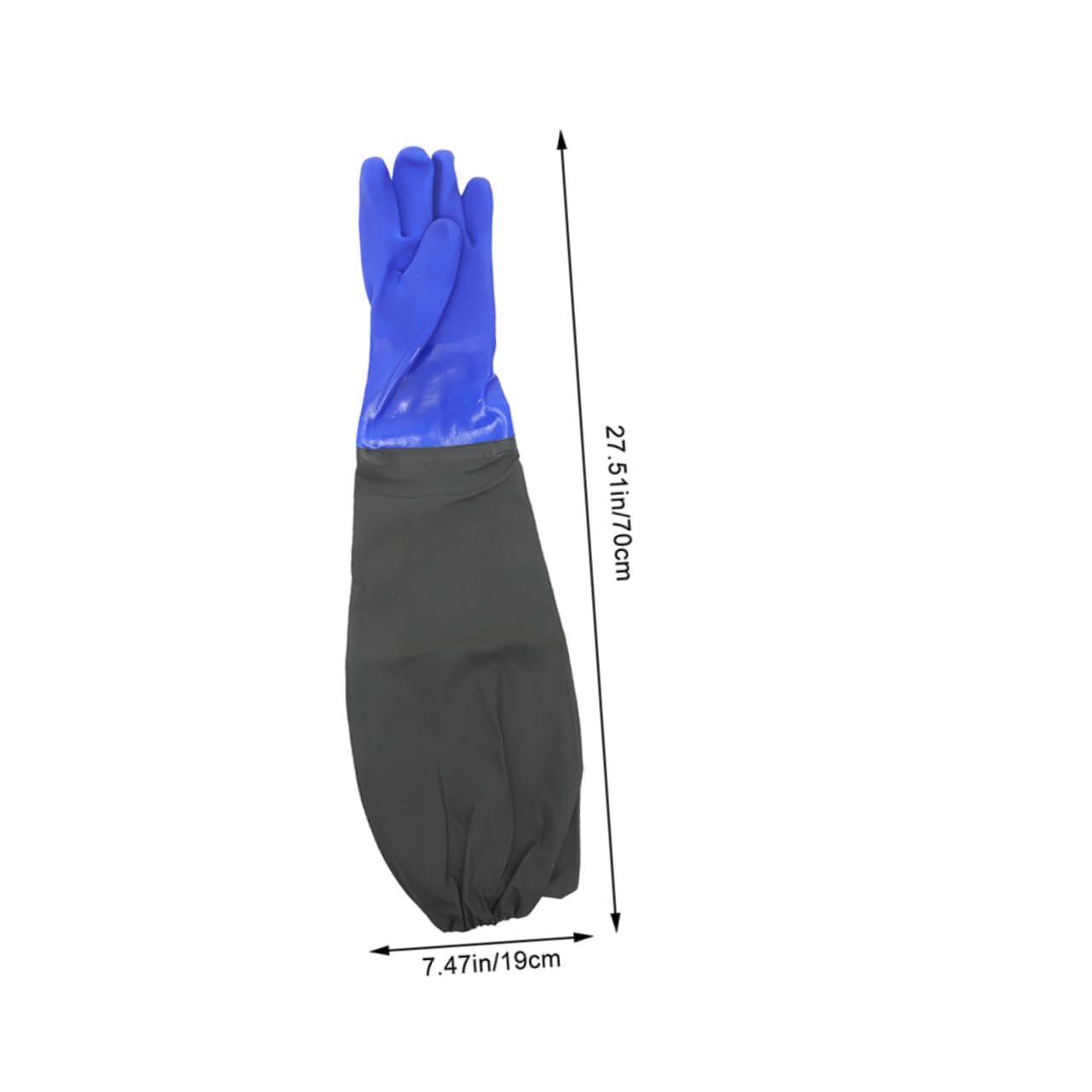2pares Guantes Largos Impermeables de Goma para Cocina Limpieza de Cocina y Cuidado de Peceras Resistentes y Reutilizables