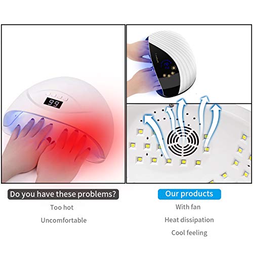 image for no-branded 120W UV Light for Nails Professional, Fast Curing Nail Drye
