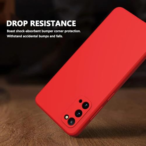 ULXITEYU Soft TPU Slim Case for Samsung Galaxy Note 20, Lightweight, Snug Fit, Drop-Resistant, Shock-Absorbent, Scratch-Resistant, Red - image 3
