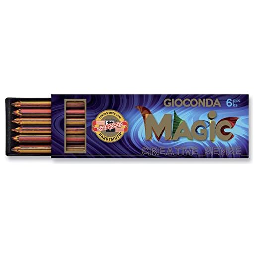 Koh-I-Noor 6 Gioconda 5.6 mm Special Colored Leads. 4376 Magic by Koh-I-Noor