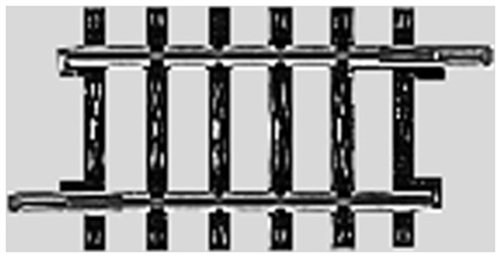 Märklin H0 K-Gleisstück Gerade, 45mm, 10er-Set – Bild 3
