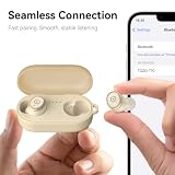TOZO T10 Bezprzewodowe słuchawki douszne Bluetooth 5.3, aplikacja dostosowuje korektor, ergonomiczne wzornictwo, czas odtwarzania 55 godzin, bezprzewodowe etui do ładowania, wodoodporne IPX8 potężny