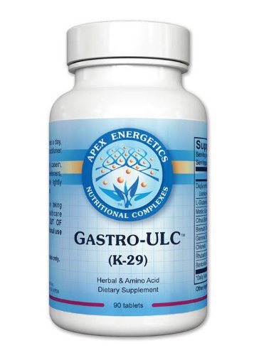 Apex Energetics - Gastro-ULC (K-29) - 90 Tablets Apex Energetics - Gastro-ULC (K-29) - 90 Tablets