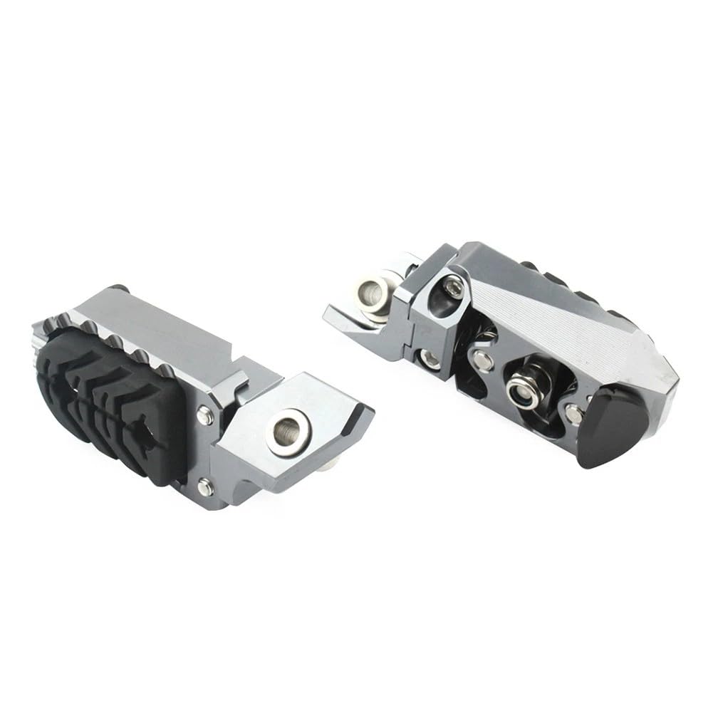 Repose-pieds CNC pour BMW R1200GS et R1250GS - Paire de larges cale-pieds avant en aluminium