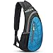 G4Free Sling Bag, Casual Cross Body Bag Outdoor Shoulder Backpack Chest Pack with One Adjustable Strap for Men Cycling Hiking(Light Blue)
