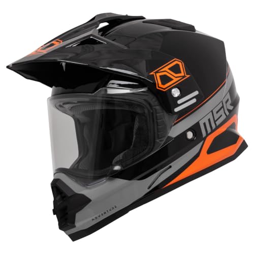 MSR Xpedition ADV Motorcycle Helmet w/MIPS Large Orange
