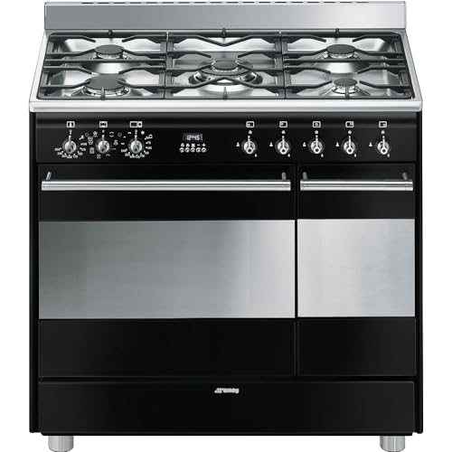 Piano de cuisson Smeg SCB92MN8 - Noir Brillant - Classe...