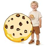 Large Cookie Cardboard Cutout Stand-up, Chocolate Chip Milk and Cookies Party Decorations 20 Inch Cartoon Photo Props Backdrops for Birthday Baby Shower Gender Reveal Party Supplies (One Cookie)