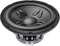 High powered rubber edged low frequency car speaker. Product features 50 mm voice coil, polypropylene cone, cast aluminium chassis and push connectors.