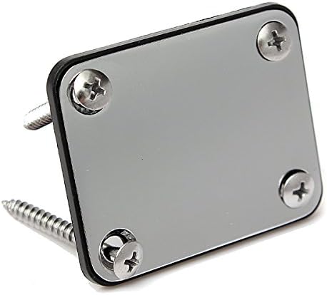 Afirst 3 Pack Guitar Neck Bass Plate Neck plate For Fender Start Tele with Screws