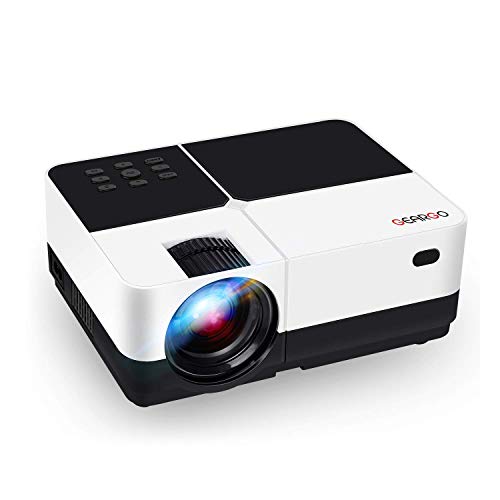 Video Projector, GEARGO 2800 Lumens HD Portable Projector with 185¡± and 1080P Support, Compatible with Amazon Fire TV Stick/Laptop/SD/Xbox/iPad iPhone Android for Home Theater