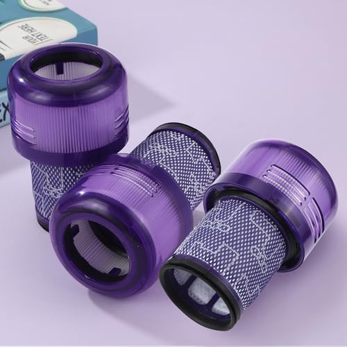 Miniatura 6 de 3 Piezas Filtro Para Dyson V12, Compatible Con Filtros De Repuesto Para Dyson V12, Compatibles Con Aspiradora Para Dyson V12 Detect Slim Absolute Extra,Replacement Part 971517-01
