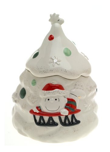 Snoopy Faïence de Noël pot bonbons céramique décoration table hiver