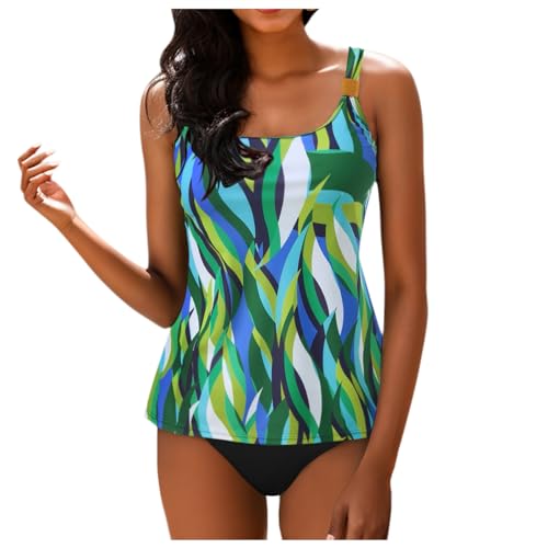 Bikini Deux Pièces en Maille Menthe S | Tankini de Plage Femme