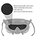 Protective Cover for Goggles 3, Lens Protector Dust Cover Sun Visor Silicone Protective Case Shell Dust Cover Compatible with DJI Avata 2 Goggles 3