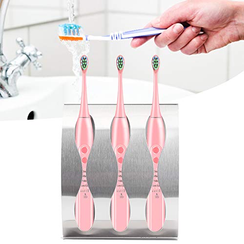 Toothbrush Holder Wall Mounted, Stainless Steel Tooth Brush Rack for Bathroom Organizer Accessory(#2)