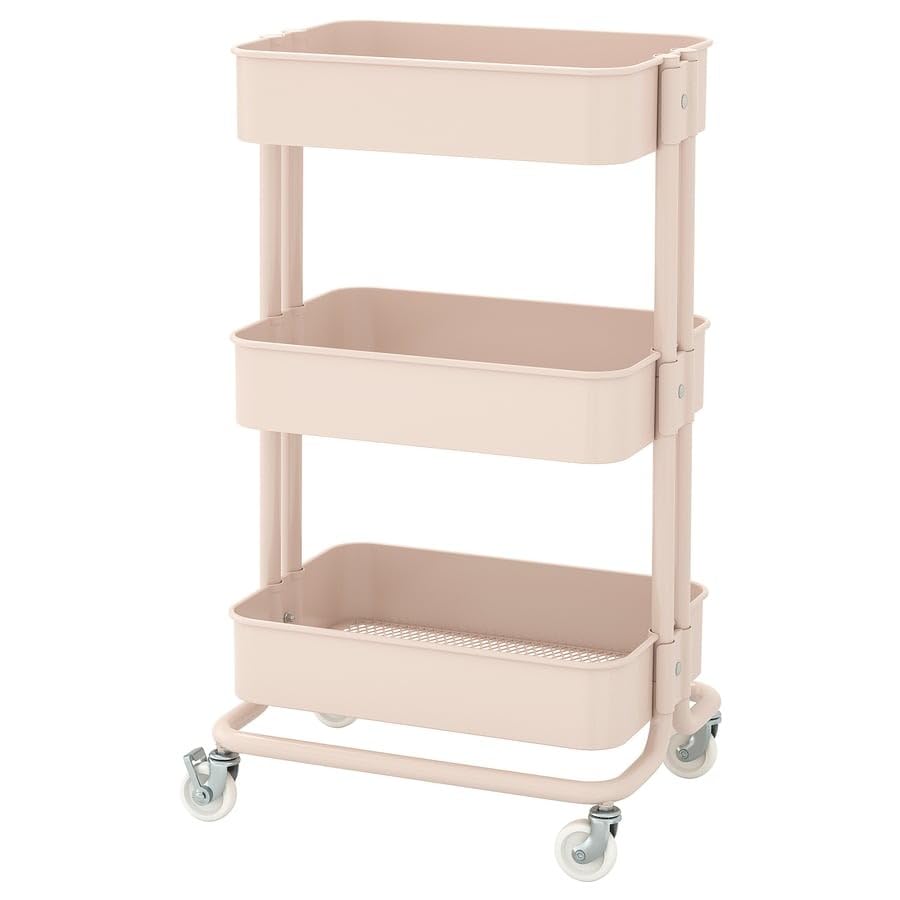 廃盤品 IKEA ピンク ワゴン キャスター付 ロースフルトRÅSHULT Amazon.co.jp: IKEA イケア RASKOG ロースコグ ワゴン 28x38x61cm 小